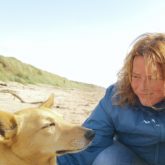 Elsbeth and dog