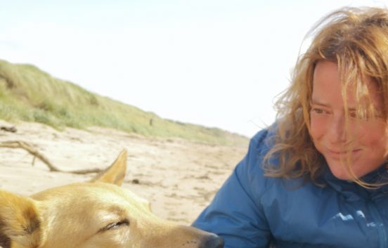 Elsbeth and dog