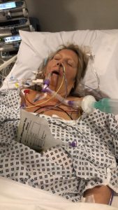 Debbie in hospital 