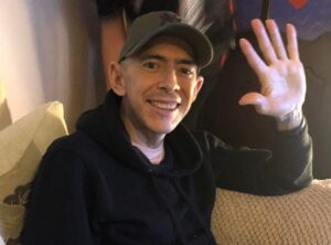 James waves and smiles at his Nanna Cheryl’s Boxing Day Party after his liver transplant
