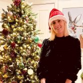 Lisa and Christmas tree